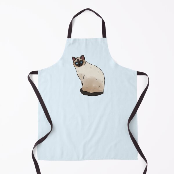 Item preview, Siamese cat cute illustration designed and sold by Yarafantasyart.