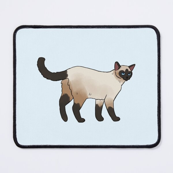 Item preview, Siamese cat cute illustration designed and sold by Yarafantasyart.