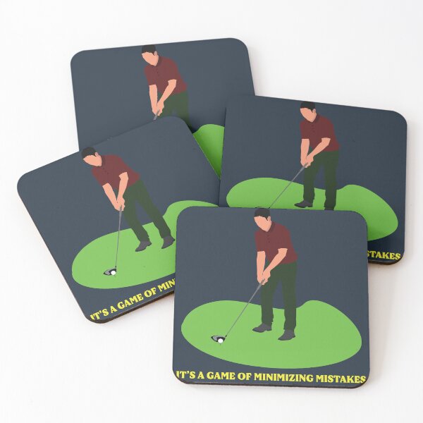 Item preview, it's a game of minimizing misatakes - golf quotes designed and sold by Kast25.
