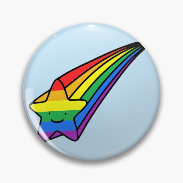 Item preview, Rainbow Pride Shooting Star designed and sold by everything4eva.