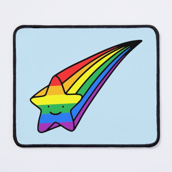 Item preview, Rainbow Pride Shooting Star designed and sold by everything4eva.