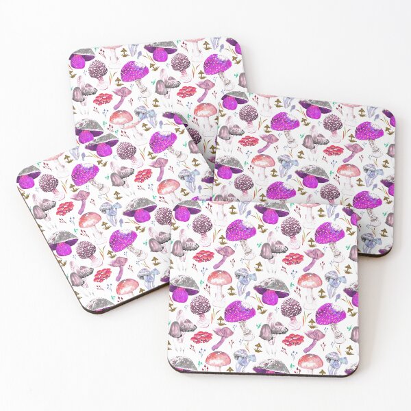 Item preview, Poisonous Mushrooms pink designed and sold by Phoebekirk.