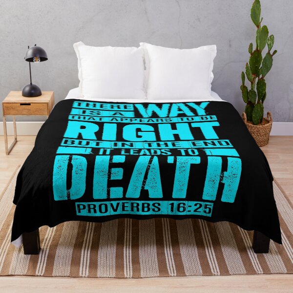 Item preview, A Way That Appears To Be Right Leads To Death. Proverbs 16:25 designed and sold by plushism.
