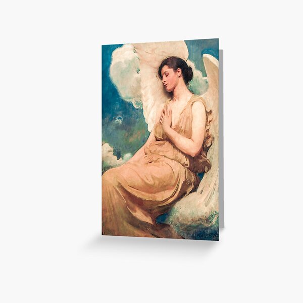 Item preview, A Winged Figure / Angel - Abbott Handerson Thayer designed and sold by ArsVincitOmnia.