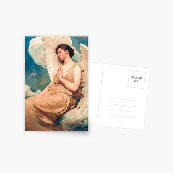 Item preview, A Winged Figure / Angel - Abbott Handerson Thayer designed and sold by ArsVincitOmnia.