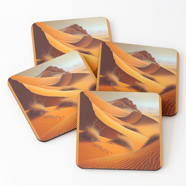 Item preview, Desert Sand Dune Print - Majestic Desert Landscape, Perfect Beautiful Warm Colors designed and sold by Shaka-Surf-Tees.