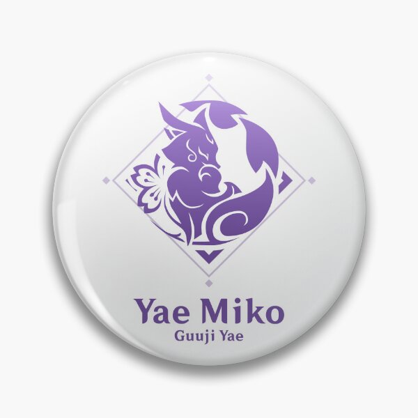 Item preview, Yae Miko Constel­lation logo Genshin Impact designed and sold by damomonkey.