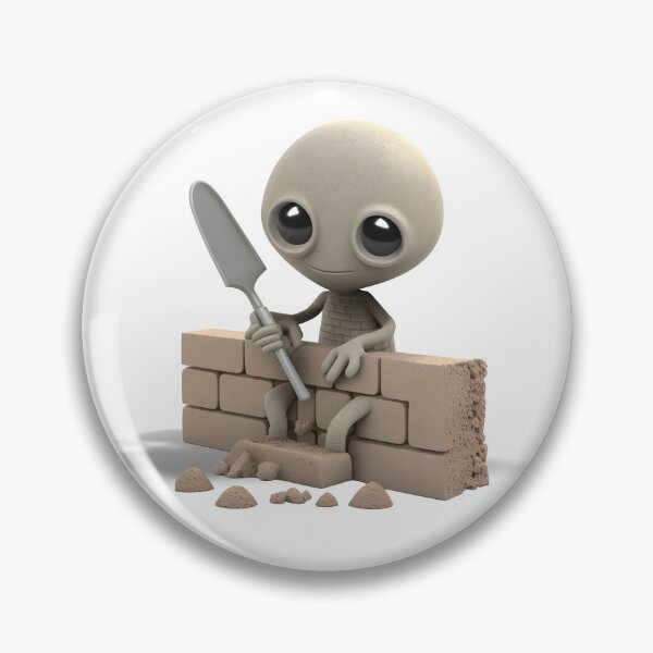 Item preview, Alien Brick Layer  - The Stone Collection designed and sold by FiveIntentions.