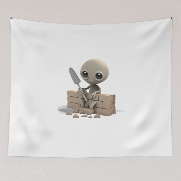 Item preview, Alien Brick Layer  - The Stone Collection designed and sold by FiveIntentions.