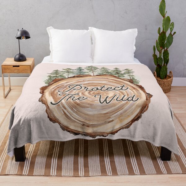 Item preview, Protect The Wild Wood and Pine Trees designed and sold by Nature Hues.