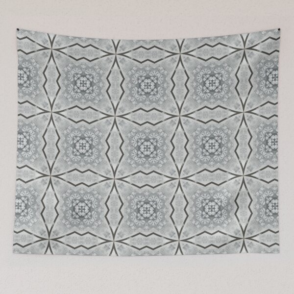 Item preview, Winter Road Aerial view Kaleidoscope pattern 42 designed and sold by Swabcraft.