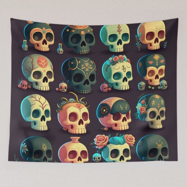 Item preview, Skull pattern designed and sold by GabrielMadrasse.