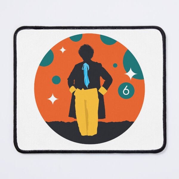 Item preview, Silhouette Sixth Doctor Colin Baker designed and sold by Blue Box Artworks.