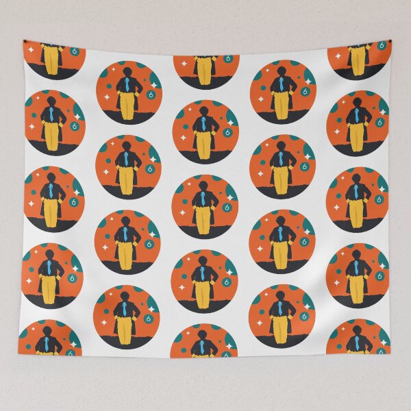 Item preview, Silhouette Sixth Doctor Colin Baker designed and sold by Blue Box Artworks.