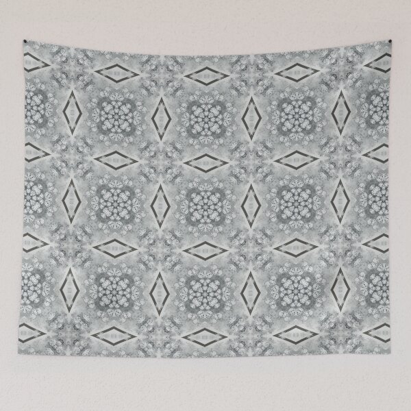 Item preview, Winter Road Aerial view Kaleidoscope pattern 46 designed and sold by Swabcraft.
