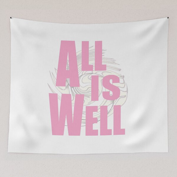 Item preview, All is well the words. designed and sold by Trianglegreen.