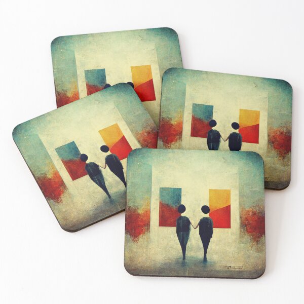Item preview, The Abstract Dynamics of Human Connection: Exploring Relationships Through 2D Illustrations of Men and Women designed and sold by DaniFantasy.