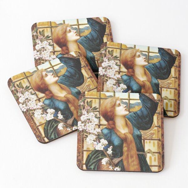 Item preview, Hope | Chained woman holding a branch of apple blossoms | Edward Burne-Jones designed and sold by LaMadeleine.