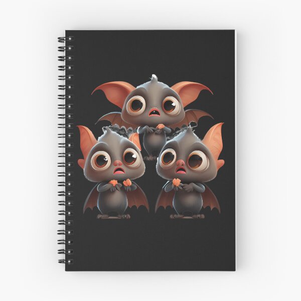 Item preview, Three Puzzled Vampire Bats designed and sold by MTJ-Mushrooms.