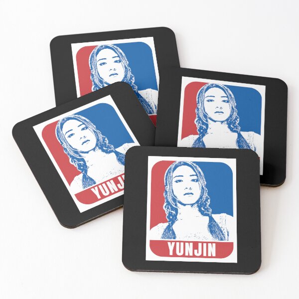 Item preview, LE SSERAFIM Yunjin Sketch Silhouette Blue and Red designed and sold by AliffStudio.