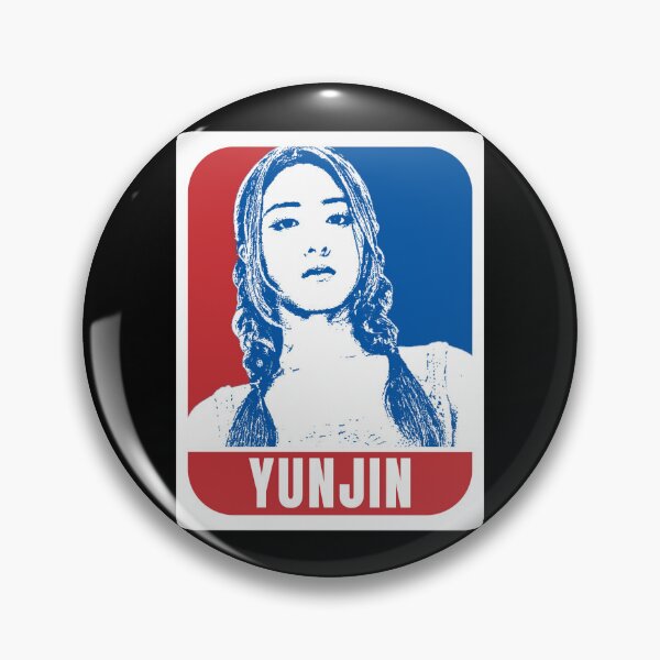 Item preview, LE SSERAFIM Yunjin Sketch Silhouette Blue and Red designed and sold by AliffStudio.