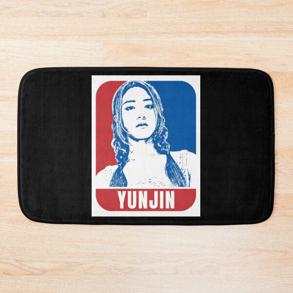 Item preview, LE SSERAFIM Yunjin Sketch Silhouette Blue and Red designed and sold by AliffStudio.