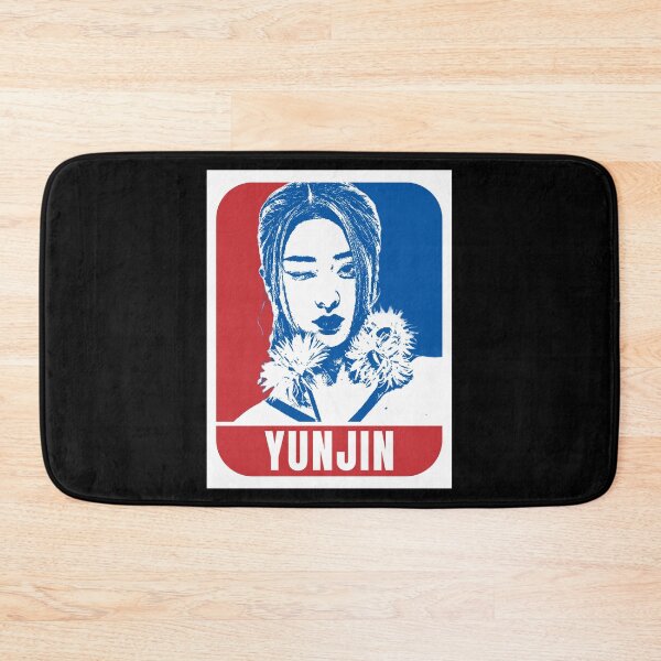 Item preview, LE SSERAFIM Yunjin Sketch Silhouette Blue and Red designed and sold by AliffStudio.