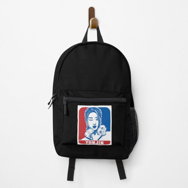 Item preview, LE SSERAFIM Yunjin Sketch Silhouette Blue and Red designed and sold by AliffStudio.