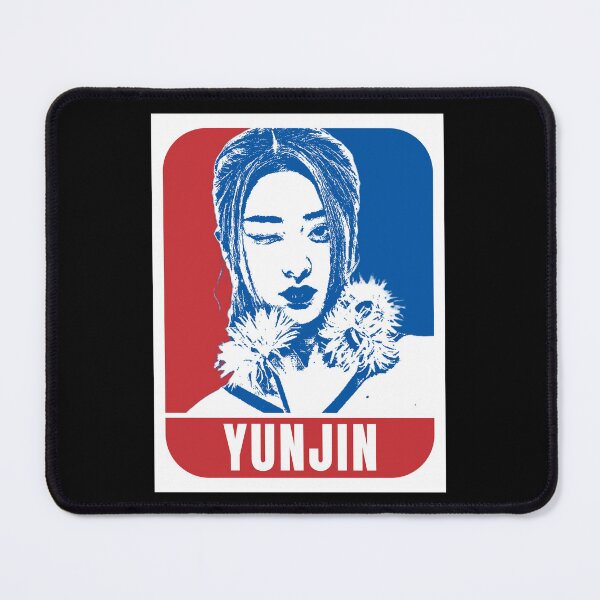 Item preview, LE SSERAFIM Yunjin Sketch Silhouette Blue and Red designed and sold by AliffStudio.