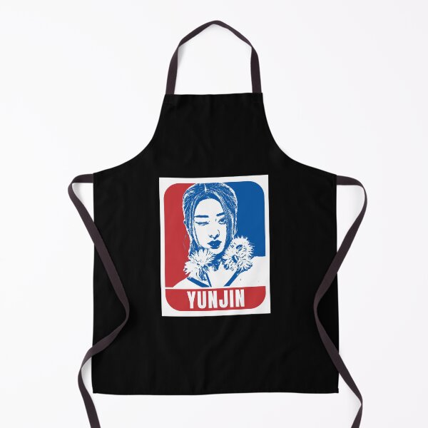 Item preview, LE SSERAFIM Yunjin Sketch Silhouette Blue and Red designed and sold by AliffStudio.