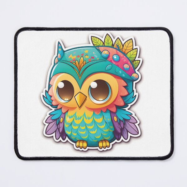 Item preview, Owl Cute Colorfull  designed and sold by Moonskyshop.