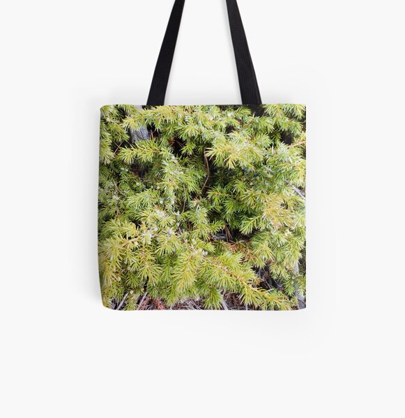 Juniper bush All Over Print Tote Bag