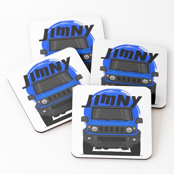 Item preview, Front Blue Jimny Off Road designed and sold by goldentuners.