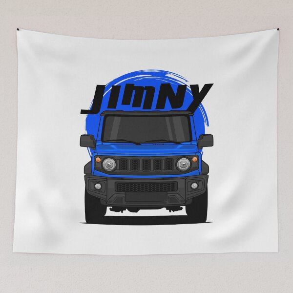 Item preview, Front Blue Jimny Off Road designed and sold by goldentuners.