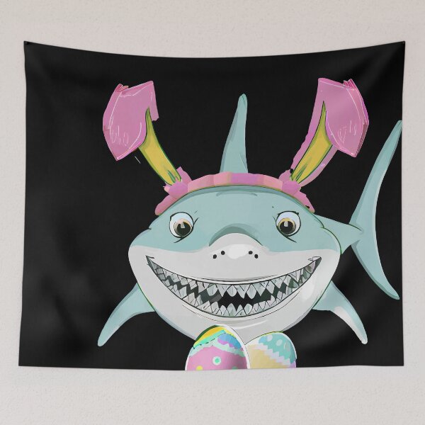 Item preview, Easter Girls Shark, Kids Easter Shark, Easter Bunny, Kids Easter Egg, Shark Kids, Easter Bunny Shark Gift designed and sold by TMelonShop.