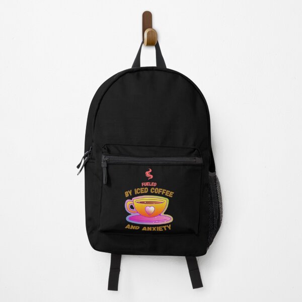 Item preview,  Fueled By Iced Coffee And Anxiety-Coffee lover IDEA GIFT designed and sold by Worldofseries.