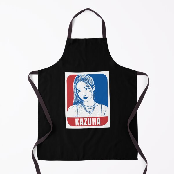 Item preview, LE SSERAFIM Kazuha Sketch Silhouette Blue and Red designed and sold by AliffStudio.