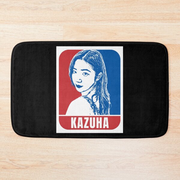 Item preview, LE SSERAFIM Kazuha Sketch Silhouette Blue and Red designed and sold by AliffStudio.