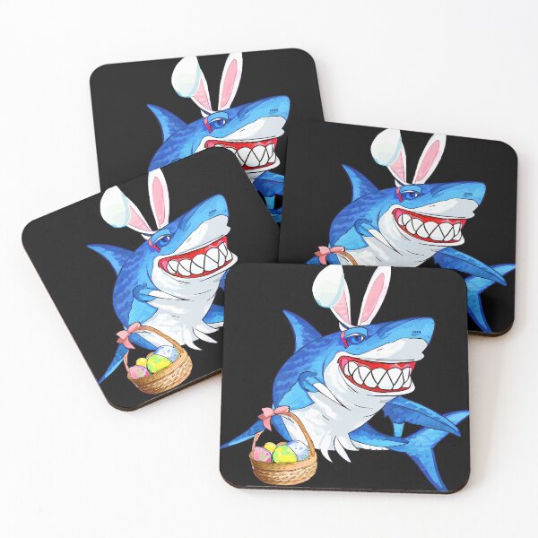 Item preview, Easter Shark, Happy Easter, Baby Shark Hunting, Kids Shark Bunny, Easter Bunny Shark, Bunny Easter Kids Gift designed and sold by TMelonShop.