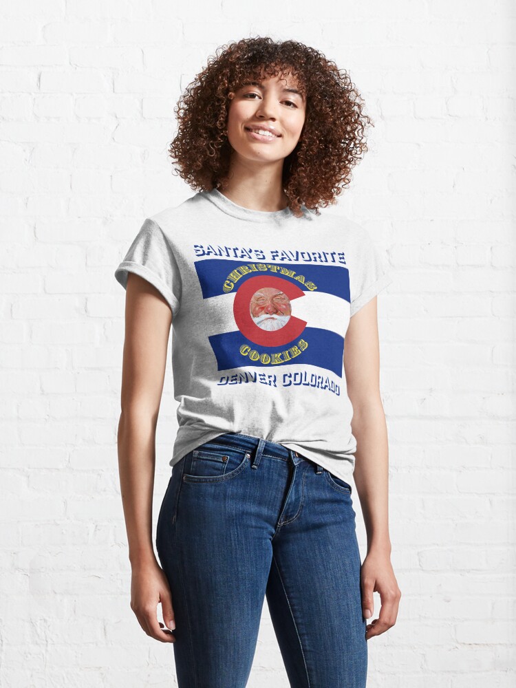 Alternate view of Santa's Favorite Christmas Cookies Classic T-Shirt