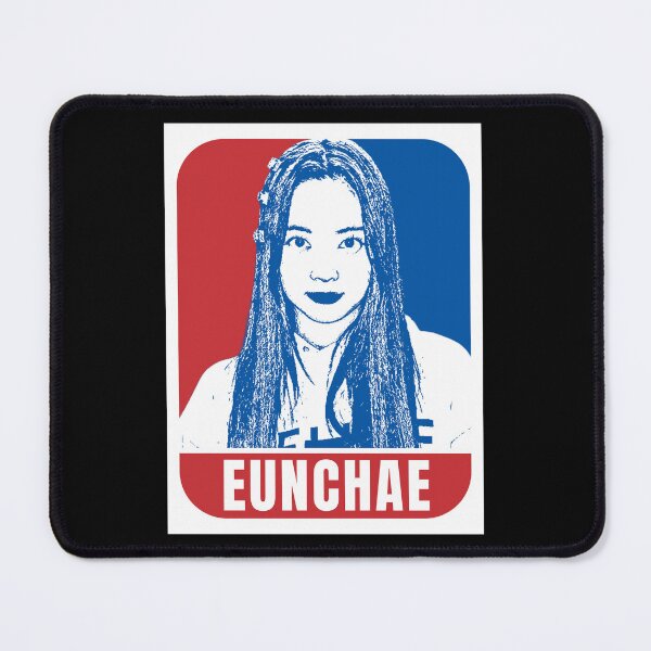 Item preview, LE SSERAFIM Eunchae Sketch Silhouette Blue and Red designed and sold by AliffStudio.