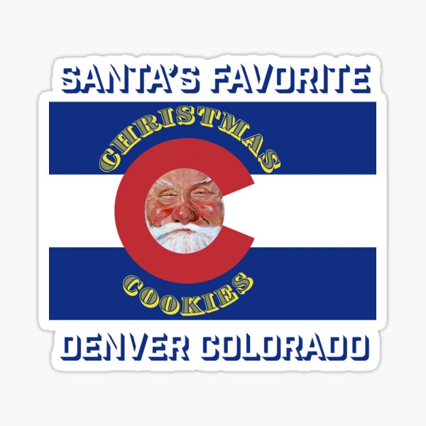Santa's Favorite Christmas Cookies Sticker