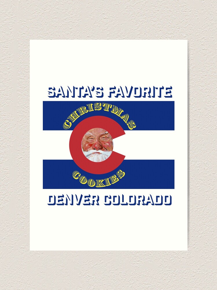 Alternate view of Santa's Favorite Christmas Cookies Art Print