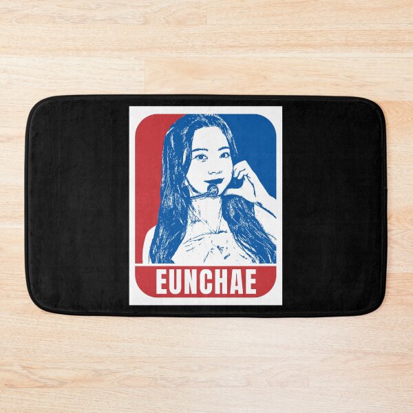 Item preview, LE SSERAFIM Eunchae Sketch Silhouette Blue and Red designed and sold by AliffStudio.