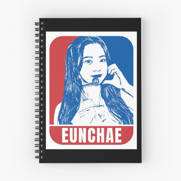 Item preview, LE SSERAFIM Eunchae Sketch Silhouette Blue and Red designed and sold by AliffStudio.