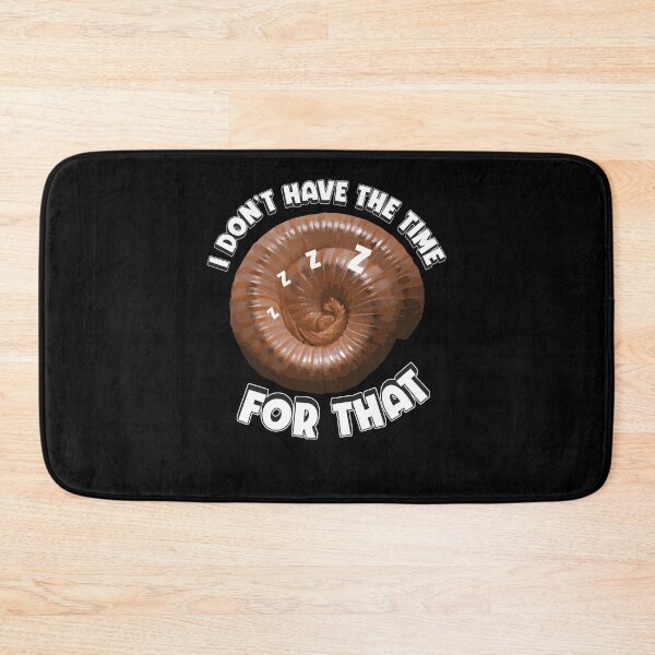 Item preview, I Don't Have The Time Funny Arthropod Lazy Millipede Pet Fan designed and sold by StrongShirts.