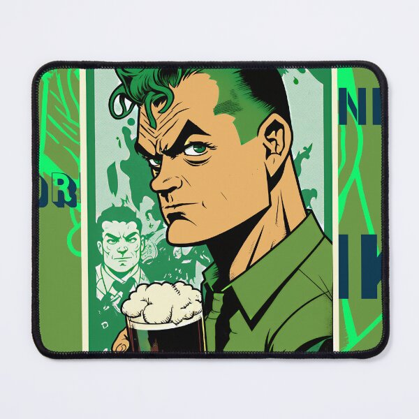Item preview, St. Patrick's Day Drink Drank Drunk Green Super Hero designed and sold by hookline.