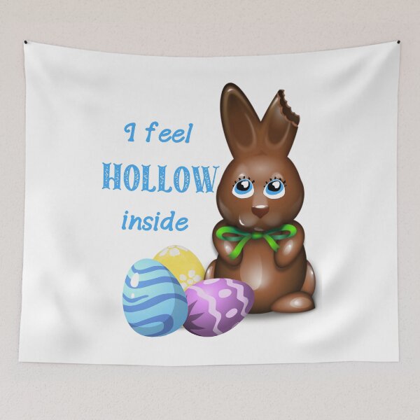 Item preview, I Feel Hollow Inside, Chocolate Easter Bunny, Funny Easter designed and sold by desireedickens.