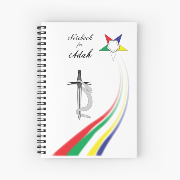 Item preview, Adah’s Notebook for Order of the Eastern Star, OES symbol  designed and sold by photonxt.