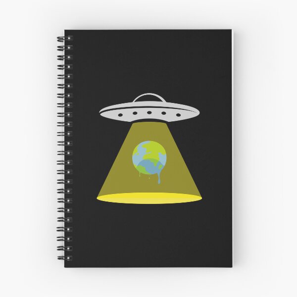 Item preview, Alien Invasion with ufo and melting earth designed and sold by followkavihere.